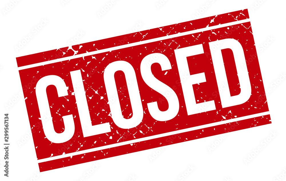 Stock Image_Closed Sign